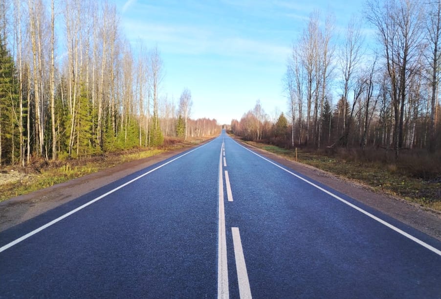 В Вологодской области обновлен 7-километровый участок трассы Никольский Торжок – Талицы